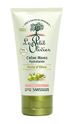 LE PETIT OLIVIER - Crème Mains Olive, hydratation intense pour des mains douces et nourries - 75 ml - Lot De 3 - Vendu Par Lot