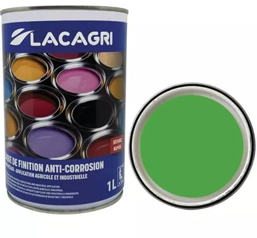 Lacagri Peinture antirouille 3 en 1 Couche de finition et apprêt Vert Merlo