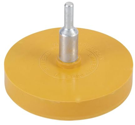 Radierscheibe 85 mm Folienradierer zum entfernen von Folie, Klebestoffresten, Wuchtgewichte, Klebegewichte uvm. für Akkuschrauber