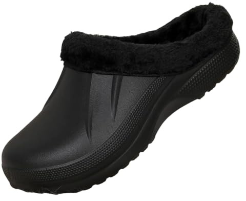 CERYTHRINA Sabot Hiver Fourré - Sabot De Jardin ImperméAbles Homme Chaussure Peluche Cadeau Homme