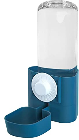 Kalttoy Distributeur d'eau automatique pour cage à suspendre - Distributeur d'eau - Bol pour petits animaux, hérisson, hamster - 500 ml - Sans gouttes - Avec support - Silencieux - Automatique - Pour