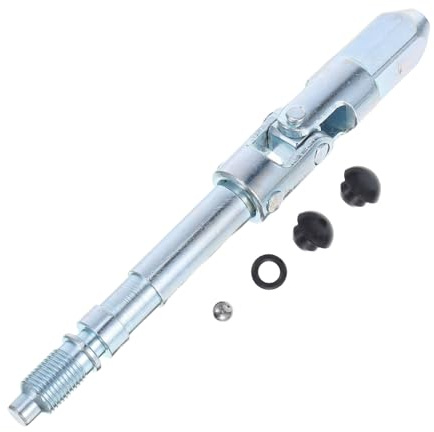 Horizontal Jack Tool Accessories, Stainless Steel for Maintenance | Dual Pump System, Precision Oil Seal Structure, Steel Ball Universal Head, for Floor Hydraulic Jack Repairs