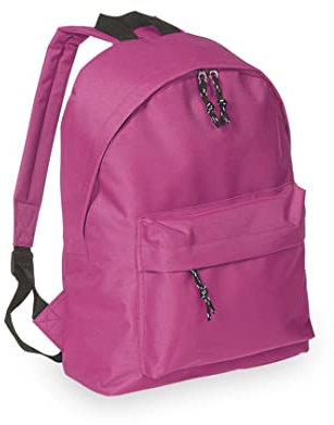 BLUECHOLON - Piccolo zaino da scuola per ragazzi e ragazze, unisex, 13 l, Fucsia