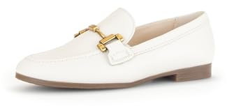 Gabor Damen Slipper, Frauen Slip On,Leichte Mehrweite (G),Schlupfschuhe,schluepfschuhe,College Schuhe,Slip-ons,Creme (goldmatt),38.5 EU / 5.5 UK