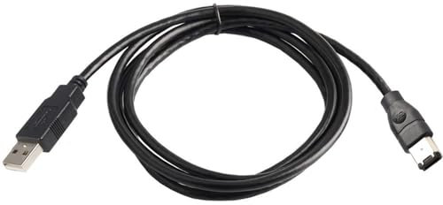 KieTeiiK Firewire IEEE 1394 Câble adaptateur mâle 6 broches vers USB 2.0 A mâle 1,8 m/3/4,5 m pour connecter des cartes son USB vers adaptateur 1394