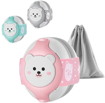 Casque anti bruit bébé jusqu'à 36 mois-Excellente protection Auditive - Optimisez le Repos en Déplacement pour votre enfant jusqu'à 25 dB - Ajustable et Confortable-Certifié CE
