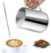 VFANDV Bricco Latte, 900ml Bricco per Latte in Acciaio Inox, Lattiera con Segno di Misurazione, Latte Art Penna, Lattiera Mucca per Cappuccino con Beccuccio Speciale, Adatto per Latte, Espresso