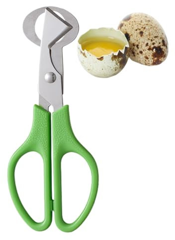 Tijeras de Acero Inoxidable para Huevos de Codorniz - Abridor de Cáscara con Herramienta Fácil de Usar