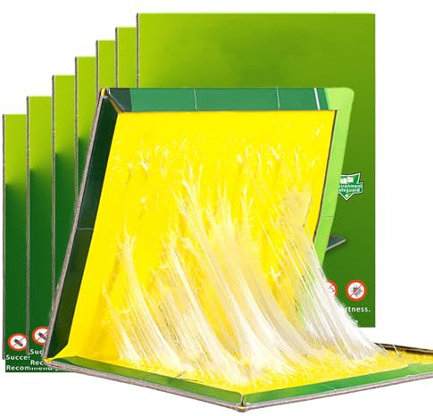 Ulixii Sticky Pest Trap for Multiple Insects in Indoor Outdoor Home（10pack）