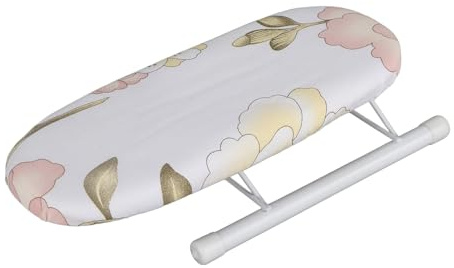 Planche de Repassage Compacte et Pliable pour la Maison et Voyager (Pivoine)