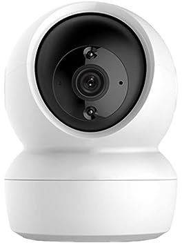 Säkerhetskamera, 360 graders HD trådlösa hemkameror inomhus automatisk spårning wifi-kamera med dubbelt LED-infrarött ljus för kontorsbutik