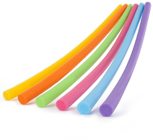 SPLASH! Swimming Pool Noodles – 2-Pack Swimming Noodle with Strong & Flexible Foam - Suitable for Adults and Children - Strong and Lightweight Pool Noodle Float (Purple)