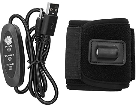 Pongnas Cinturón Calefactor Eléctrico Calentador de Lentes USB para Desempañar y Descongelar con Niveles de Temperatura