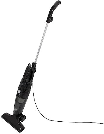 Quest 44839 2-in-1 Bagless Vacuum Cleaner/Use Upright or Handheld/Lightweight Compact Design/HEPA Filter/Attachments Included / 600W Power/Black Colour, 600 W, 1 Liter