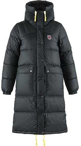 Fjällräven Damen Expedition Long Down Parka, Black, XXS
