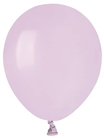 Busta 100 palloncini in lattice naturale Premium Quality A50 (Ø 13cm / 5), viola lilla pastello