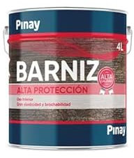 BARNIZ ALTA PROTECCION BRILLANTE - sintético de poliuretano para la protección y decoración de la madera para interiores y para exteriores. - PINAY (PINO MIEL - 750 ml)