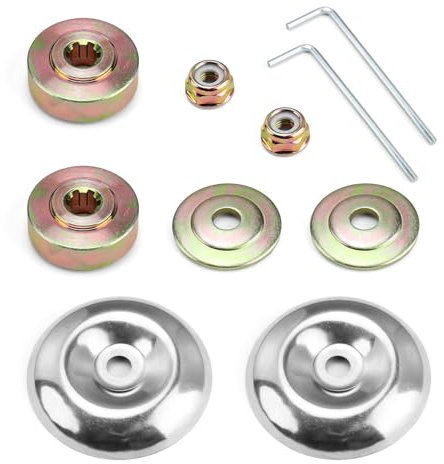 SPRHR 10 Pezzi Accessori Decespugliatore, Lama Dado Fissaggio Kit, Dado Fissaggio Kit per Lama Decespugliatore, Adatto per Ricambi Decespugliatori e Tosaerba