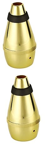 ifundom 2stücke Trumpet Mute Für Übung Strapazierfähiger Dämpfer Leicht Für Musiker Sorgt Für Gute Intonation Und Einfaches Handling