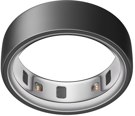 Oura Ring 4 - Stealth - Size 13 - Smart Ring | Size First with Oura Ring 4 Sizing Kit | Sleep Tracking Wearable - Heart Rate - Fitness Tracker - Up to 8 Days Battery Life