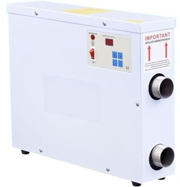 Högeffektiv poolvärmare termostat 18KW rostfritt stål poolvärmepump for badkar, SPA Effektiv uppvärmning(11kw)