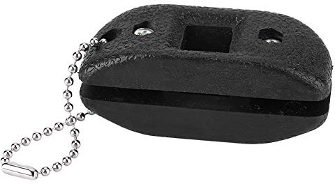 Keenso Schlittschuh Schleifer, Tragbar Schlittschuh Kufenschleifer Eislaufschuhe Schärfen Schlittschuh Messerschärfer Werkzeug （6,5 * 3 * 2,5cm）