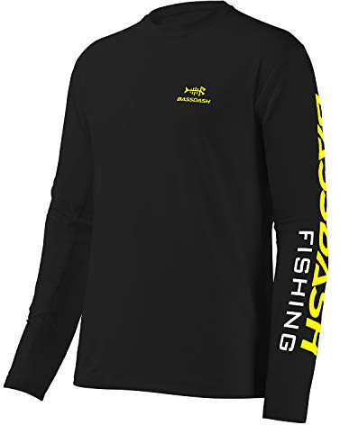 Bassdash Camisetas de Pesca para Hombre protección Solar UV UPF 50+ Camiseta de Manga Larga