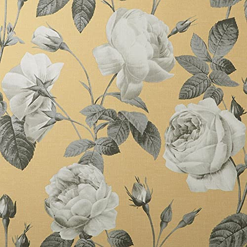 CROWN Eden Floral Mustard