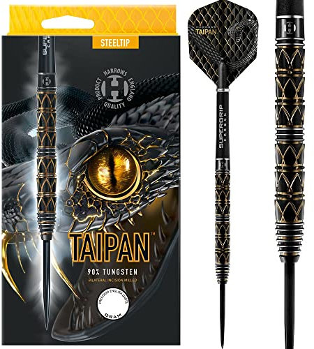 Harrows Unisex Jugend x Rutschteller, Schwarz/Gold, 26 g