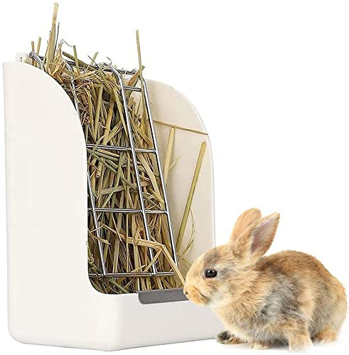 Kaninchen Hamster Feeder, Rabbit Hay Feeder, Heu Futterspender, Kaninchen-Heu-Futterstation, Futterturm, Kaninchen Heuraufe, für Kaninchen, Meerschweinchen, Chinchillas und Hamster