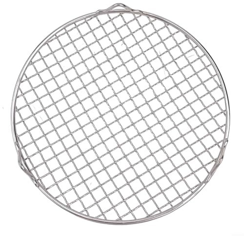 Yhenlovtt 201 Stainless Steel Round Cooling Rack, Versatile Wire Oven Grill Sheet for Cooking, Baking, BBQ, 13-40.5cm,Round Cooling Rack,(15cm)