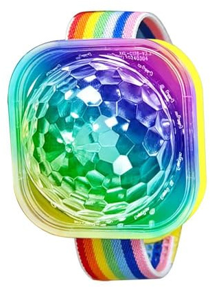 Luz De Discoteca - Bola De LED | Luz Fiesta Con Efectos | Proyector Colores Giratorio | Iluminación Para Karaoke, Cumpleaños Y Eventos | Pulsera Luces Ambiente Recargable Para Decoración Habitación Co