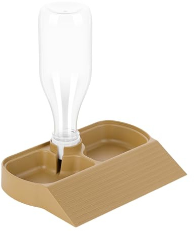 Dispensador de agua para reptiles, cuenco de alimentación automático, recipiente de gran capacidad, recipiente de alimentos sin vida útil, tanque de agua transparente, accesorio de suministro de