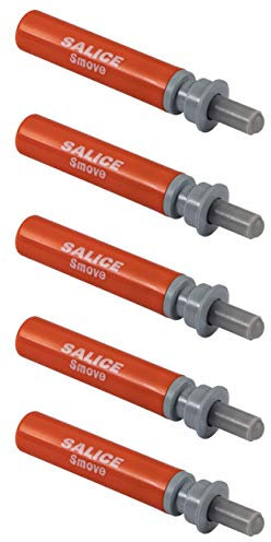 Gedotec Lot de 5 amortisseurs de porte pour portes d'armoire – SMOVE | Salice pour meubles de 450 à 600 mm de large