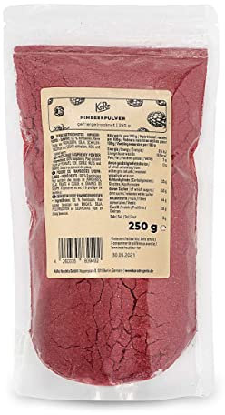 KoRo - Poudre de framboises lyophilisées | 250 G - Poudre 100% framboises sans additifs parfaite pour smoothies et bowls