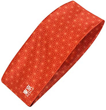Tokyo Misfit - Japanische Stirnbänder für Männer & Frauen, Schweißband, Training, Yoga, Mode, Laufen, Sport, Basketball, Bandana (Hemp-Asanoha)