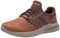 Skechers Delson Ezra Wide Mens Trainers Dark Brown 12 UK