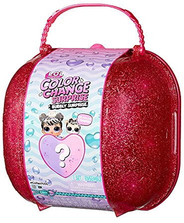 L.O.L. Surprise! Colour Change Bubbly Surprise - Mit Exklusiver Puppe & Pet, Überraschungen, Farbwechsel-Effekt in Eiswasser und modischen Accessoires. Rosa Style. Sammelpuppe für Kinder ab 3 Jahren
