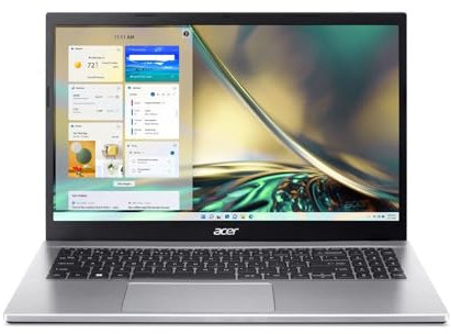 Acer Aspire 5 A315-59 Laptop - Intel Core i5-1235U, 16GB, 512GB SSD, Integrated Graphics, 15.6-inch FHD, Windows 11, Silver