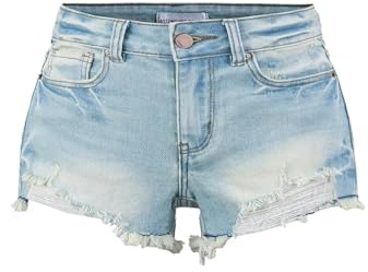 FUNSEED Short en jean pour femme, taille basse, coupe ajustée, vintage, sexy, vêtements de plage et de vacances