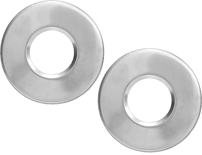 Abaodam 1 pair Stainless Steel Escutcheon Covers for Pool Handrail Durable Replacement Parts for Swimming Pool Ladder Smooth Edges High Hardness Fit