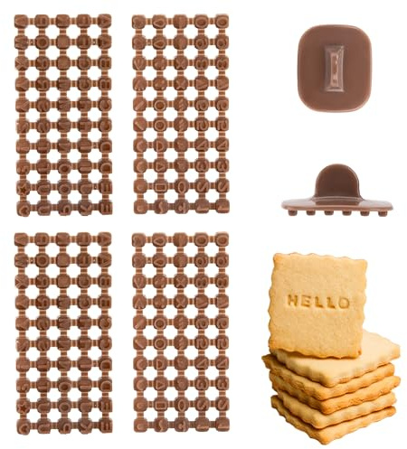 Sellos para Galletas con Alfabeto Números Símbolos Mini Alfabeto Cortadores Galletas para DIY Decoración de Pasteles Fondant Galleta Arcilla 2 Set