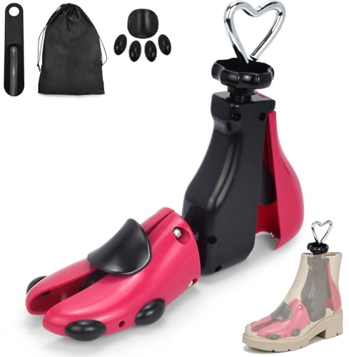 ZUPAPJO Embauchoirs à Chaussures Homme Femme, Elargisseur Chaussure Bottes Réglable Largeur et Longueurs, Ecarteur Chaussure avec Chausse-Pied pour Homme Femme