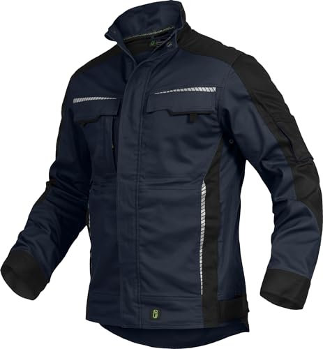 Leib Wächter Flex-Line Herren Arbeitsjacke Bundjacke (S, Marine/Schwarz)