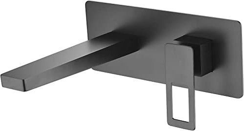 IMEX BDC032-4NG Robinet encastré monocommande lavabo Robinets encastrés de salle de bain Série Suède Noir mat