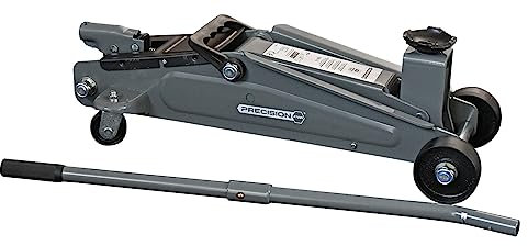 PRECISION STEEL Cric idraulico 2,25T, specifico per SUV, 4 x 4, station wagon, altezza di sollevamento da 190 a 535 mm, grigio
