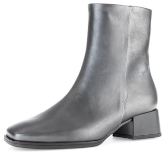 Gabor Damen Klassische Stiefeletten, Frauen Stiefeletten,Booties,halbstiefel,Kurzstiefel,uebergangsschuhe,antiksilber(Micro),39 EU / 6 UK