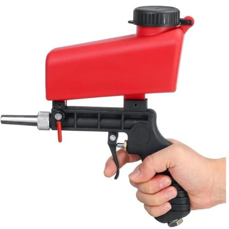 Pistola sabbiatrice manuale, Sabbiatrice Pneumatica Portatile, Sabbiatrice Aria Multifunzione, Sabbiatura Strumento, Kit Pistola Sabbiatrice Pneumatica | SANDBLAST
