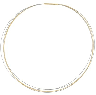 Heideman Halskette Damen Linea 5 3xstahl/2xgold Halsreif Kollier 48cm