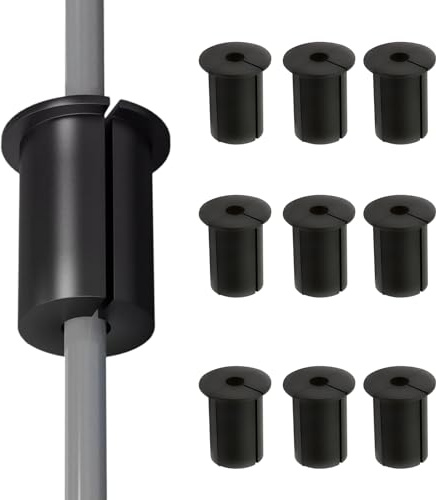 Juego De Ojales Para Paso De Cables - Organizador De De Silicona Flexible | 10 Uds. Accesorios De Enrutamiento Duraderos Que Mantienen Los Cables Protegidos Y Ordenados En Paredes, Escritorios